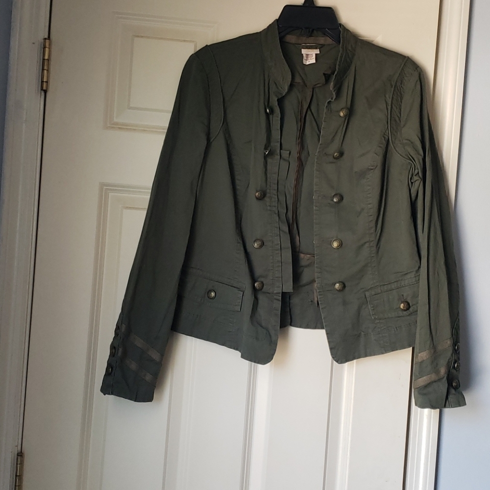 Army green jacket